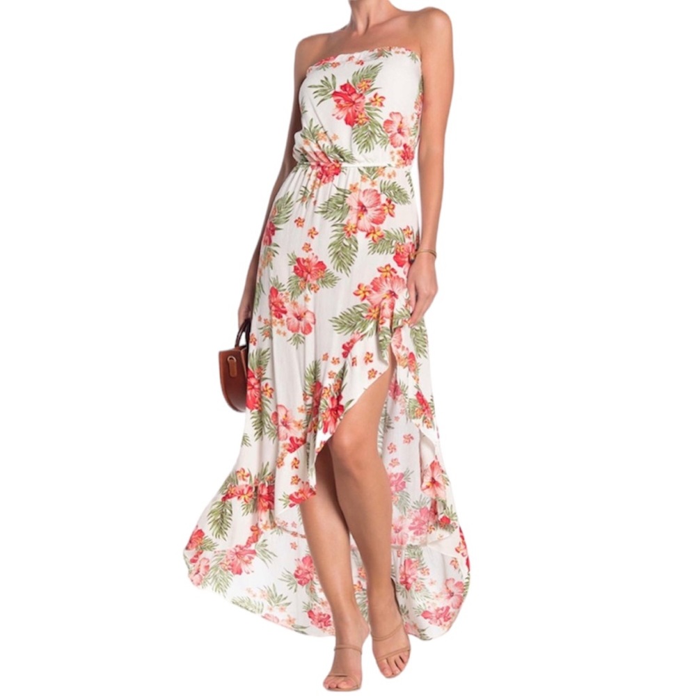 LOVE..ADY TUBE MAXI/RUFFLE HEM